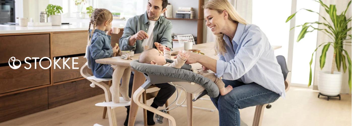 trona evolutiva stokke nomi en uso con set de reci&eacute;n nacido y como silla